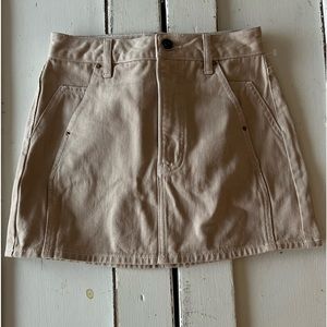 PacSun tan/light pink neutral toned mini skirt